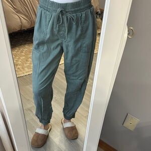 Women’s Casual Drawstring Pants | Size Medium |Sage
